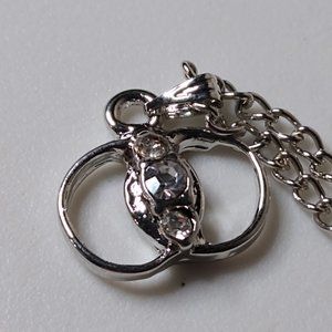 Set Of 2 Matching Eternity Necklaces Just Under 18 Inches